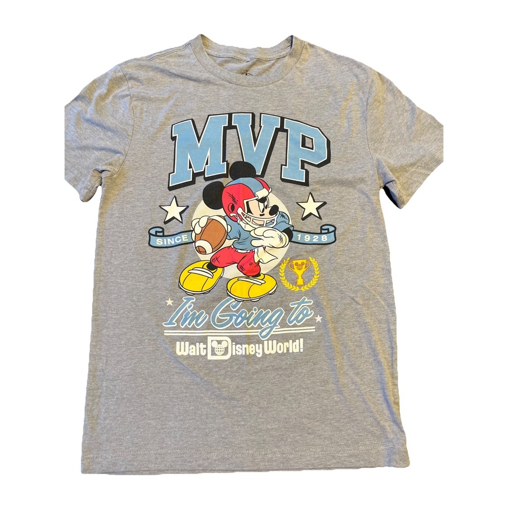 Walt Disney World Mickey Mouse MVP I'm Going To WDW T-Shirt Shirt Size XS